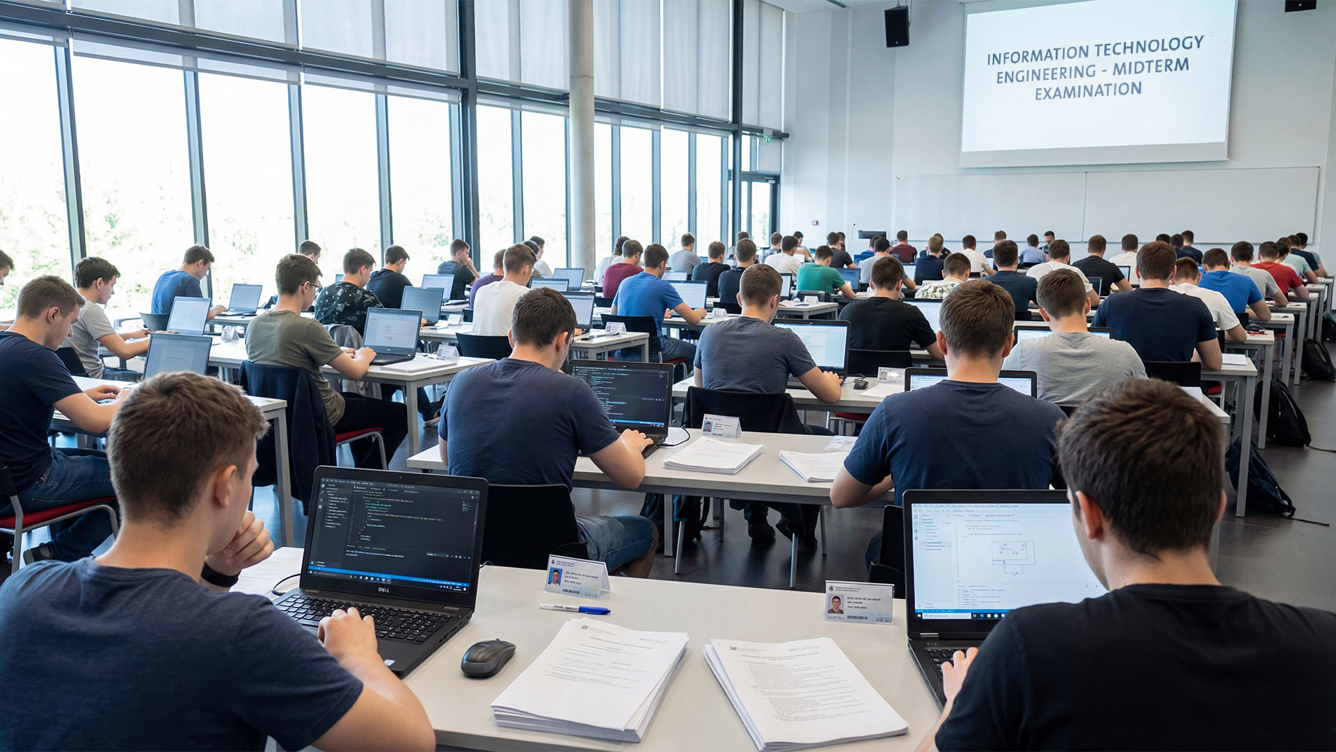 انطلاق امتحانات منتصف الفصل الدراسي الأول لبرنامج بكالوريوس هندسة تكنولوجيا المعلومات.